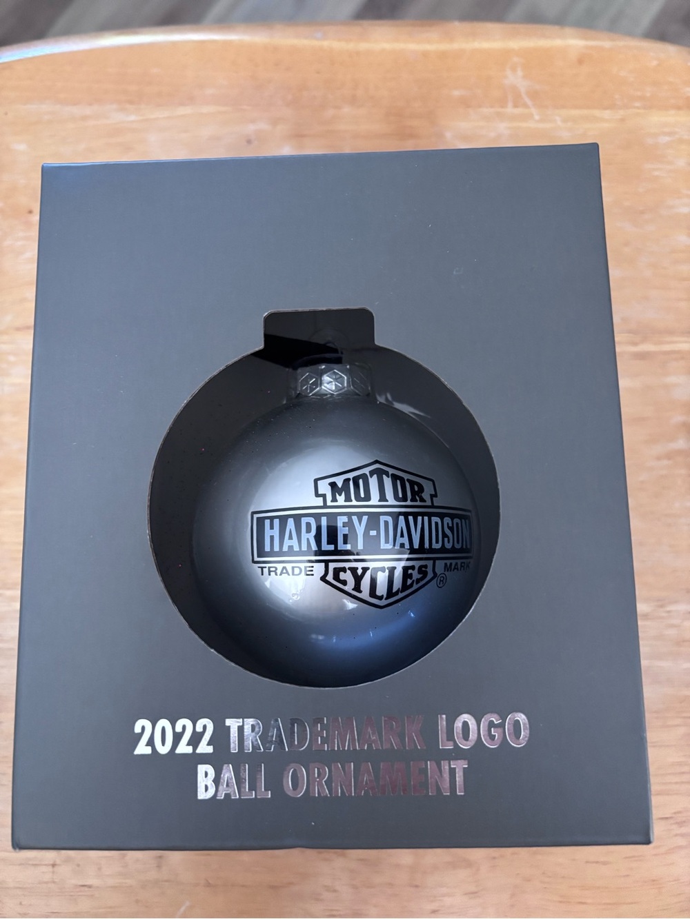 Harley-Davidson Black Matte Logo Ornament